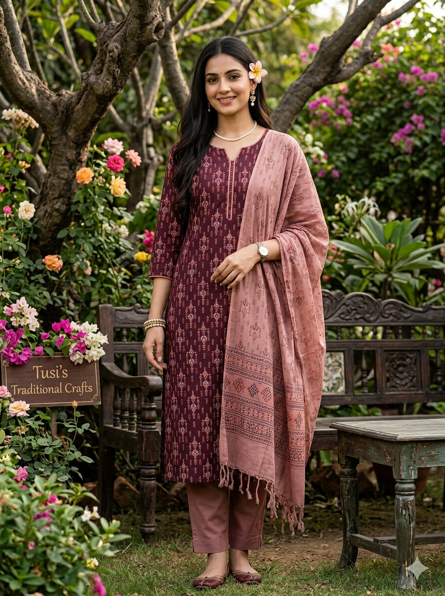 Arrong Cotton Three piece