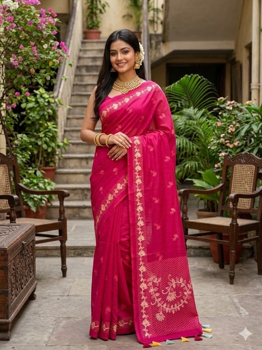 Embroidery Saree