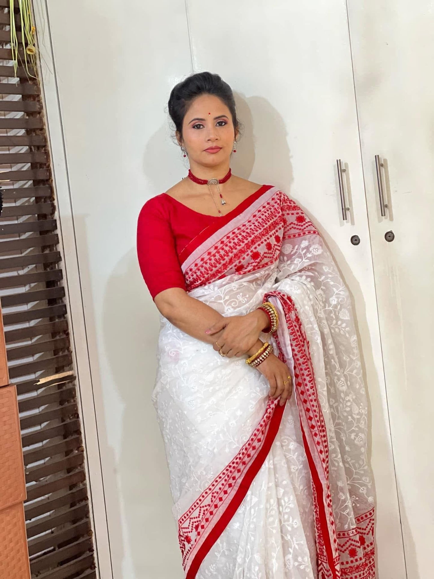 Semi Moslin Saree