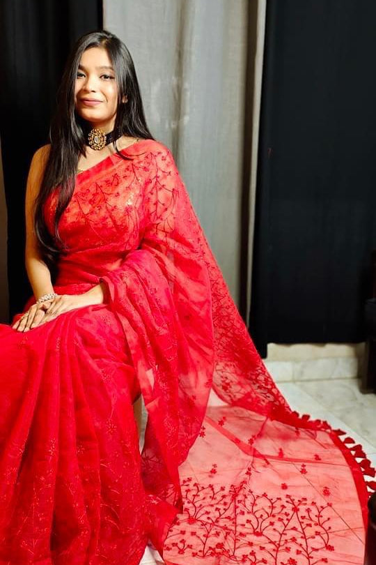 প্রিমিয়াম হাফ সিল্ক শাড়ি