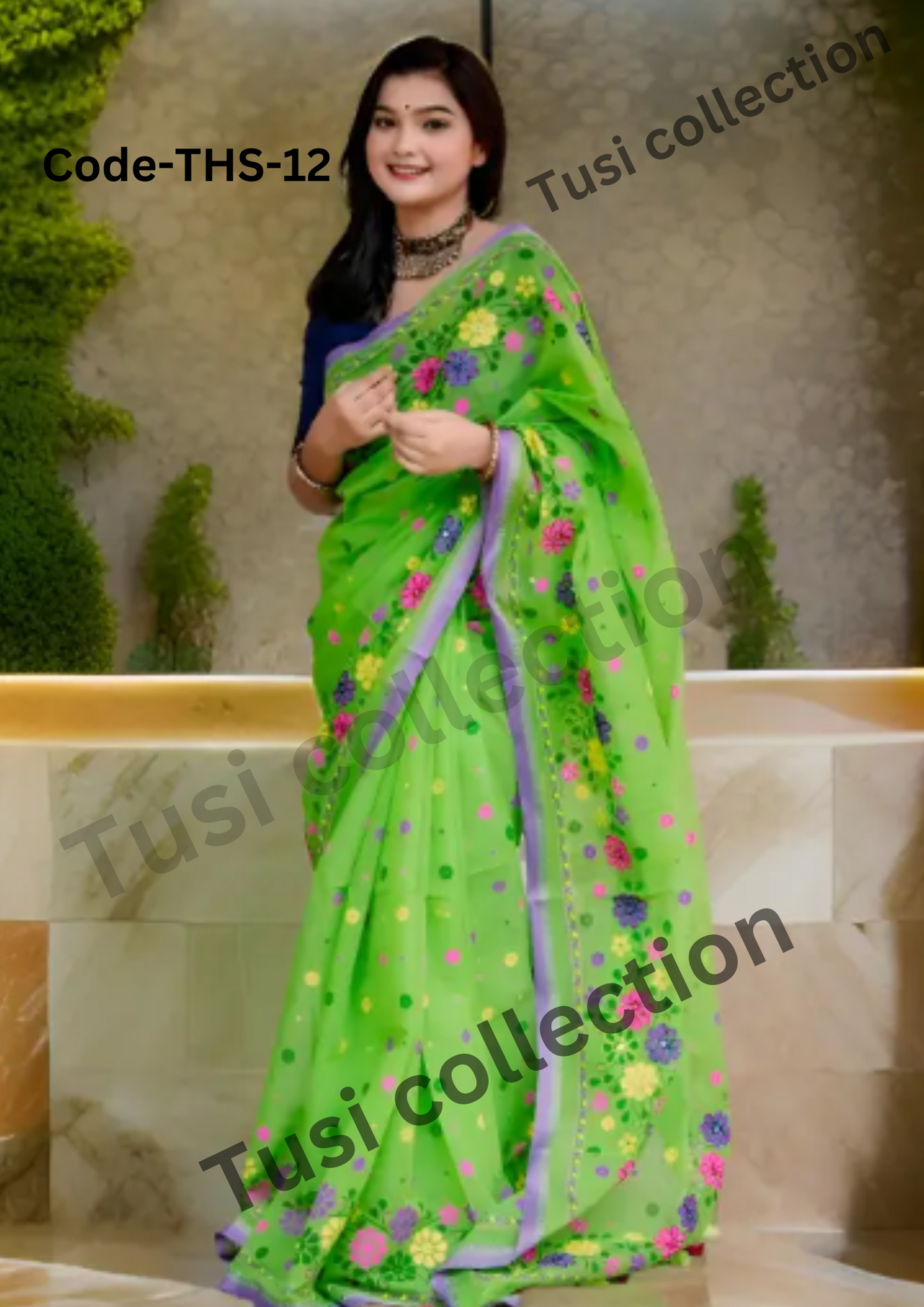 প্রিমিয়াম হাফসিল্ক বুটিক শাড়ি