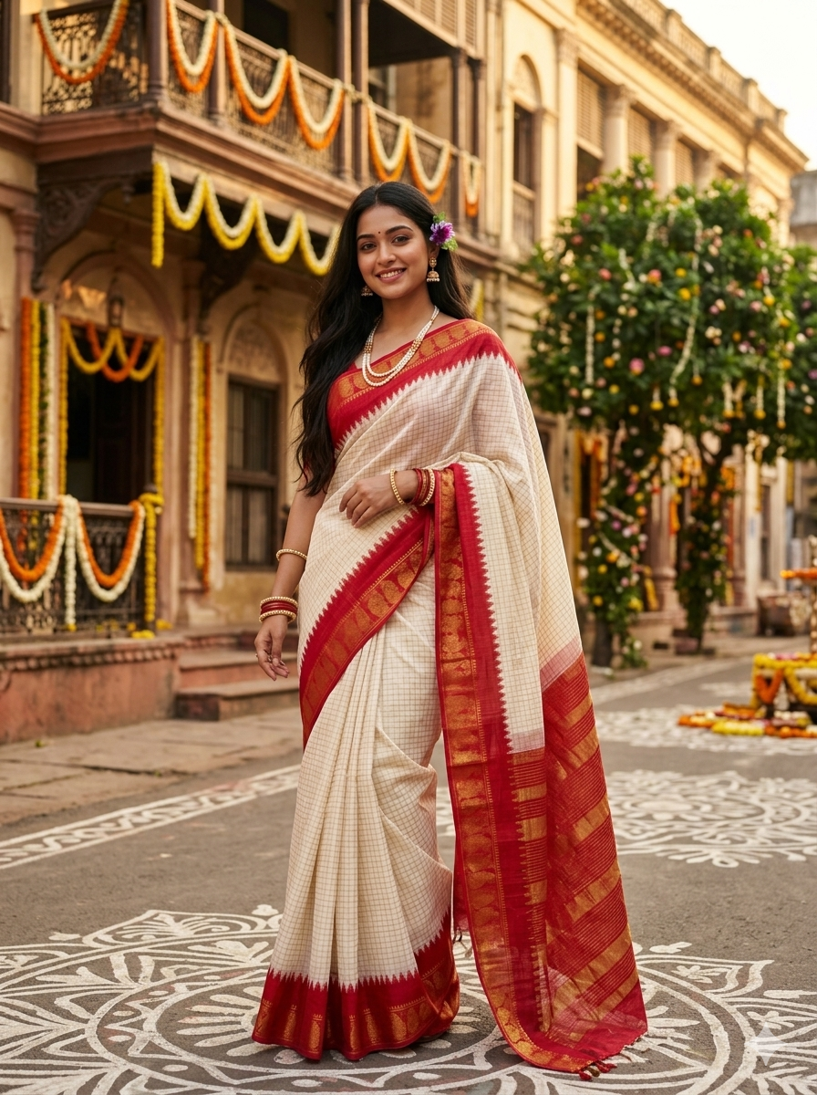 Madurai Cotton Sharee-MCS-WM