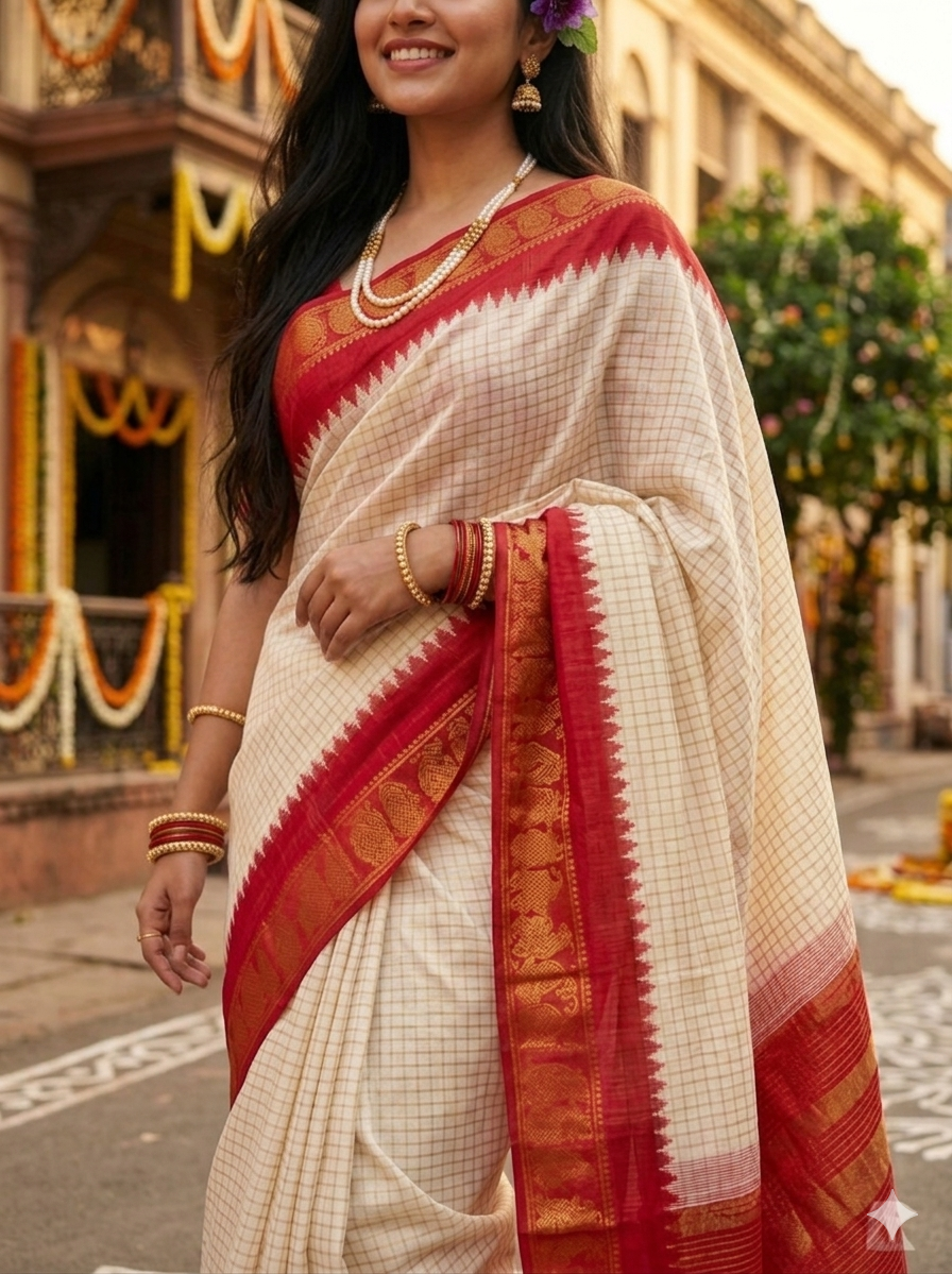 Madurai Cotton Sharee-MCS-WM