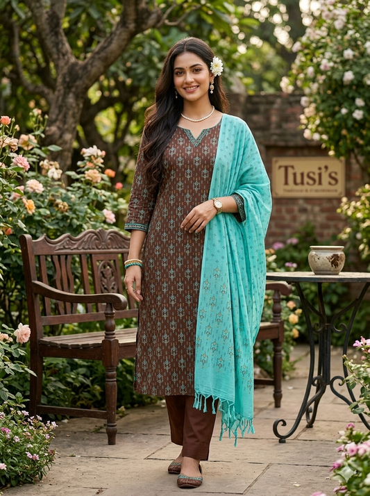 Arrong Cotton Three piece