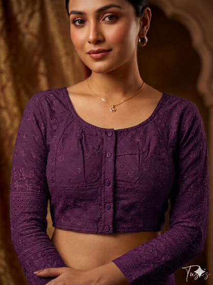 VIP চিকেন কারি ফুল হাতা ব্লাউজ