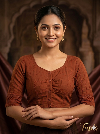চিকেন কারি কটন ব্লাউজ