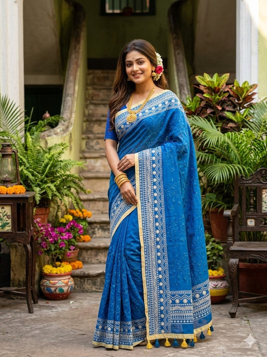 Embroidery Saree