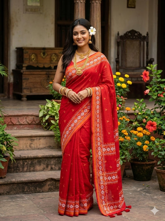 Embroidery Saree