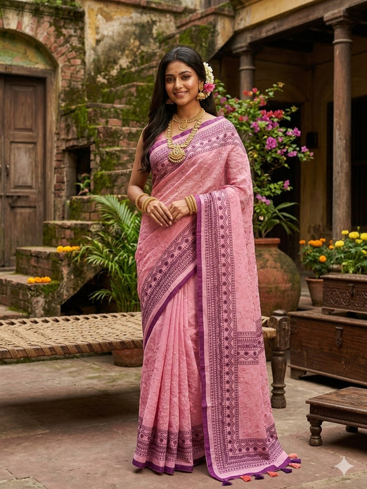 Embroidery Saree