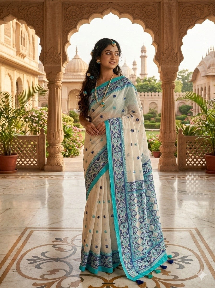 Embroidery Saree