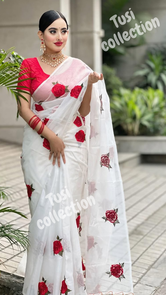 Half Silk Embroidery