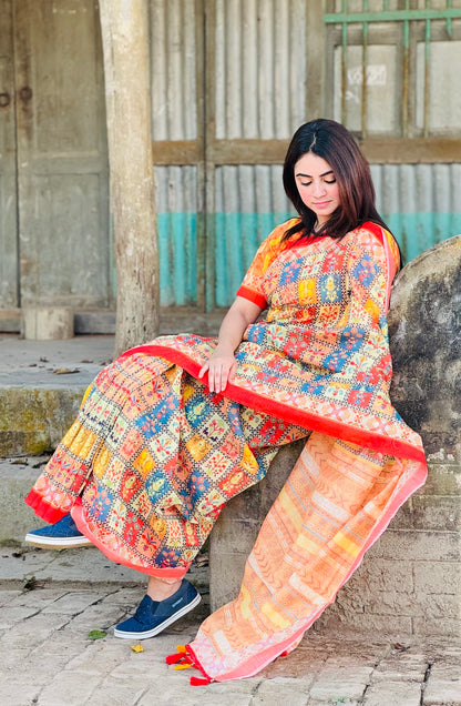 সেমি মসলিন সিল্ক