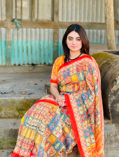 সেমি মসলিন সিল্ক
