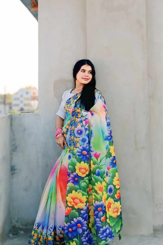 সেমি মসলিন সিল্ক