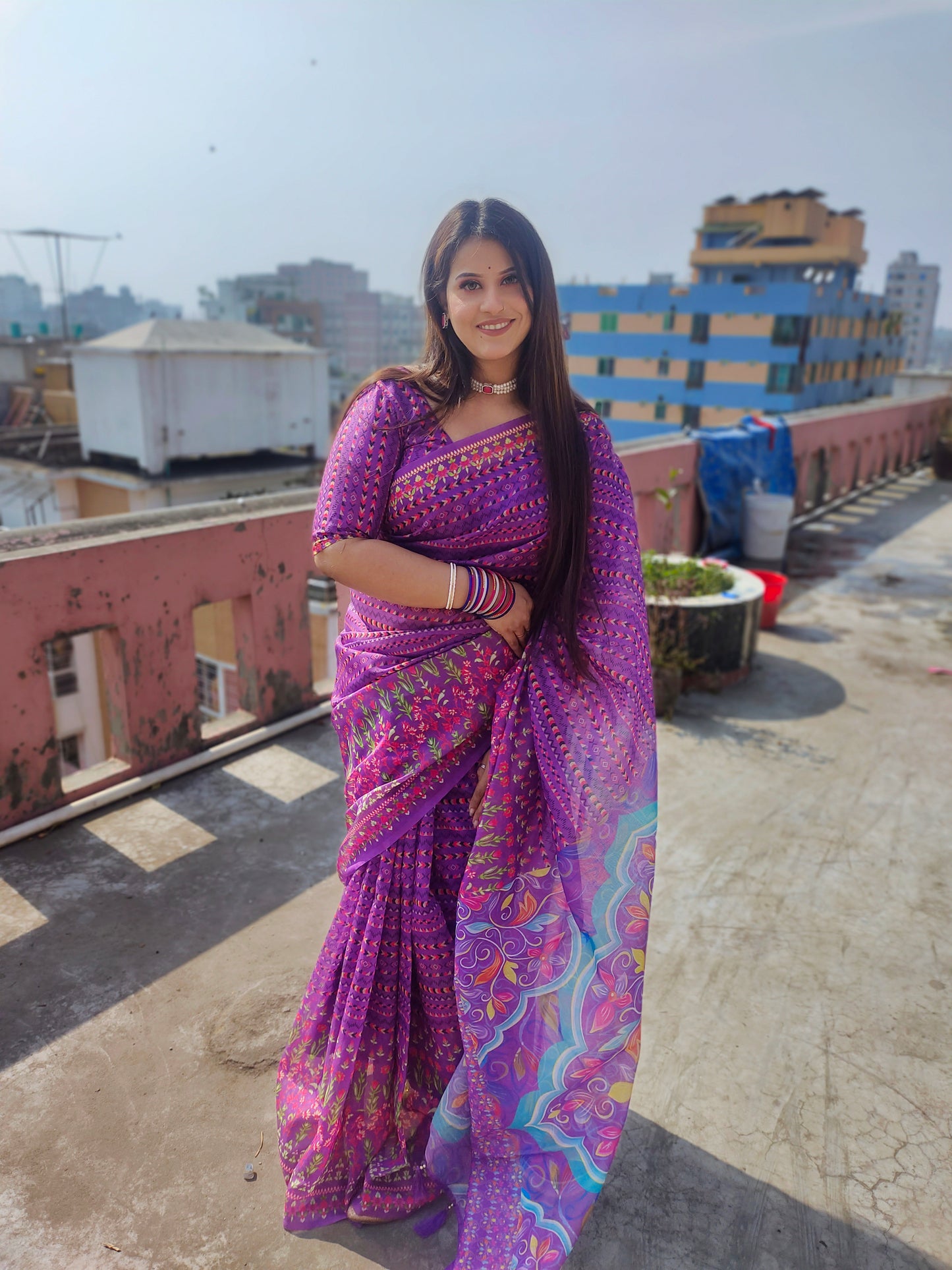 সেমি মসলিন সিল্ক