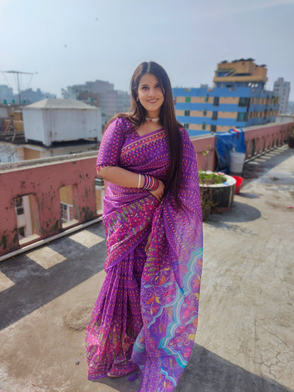সেমি মসলিন সিল্ক