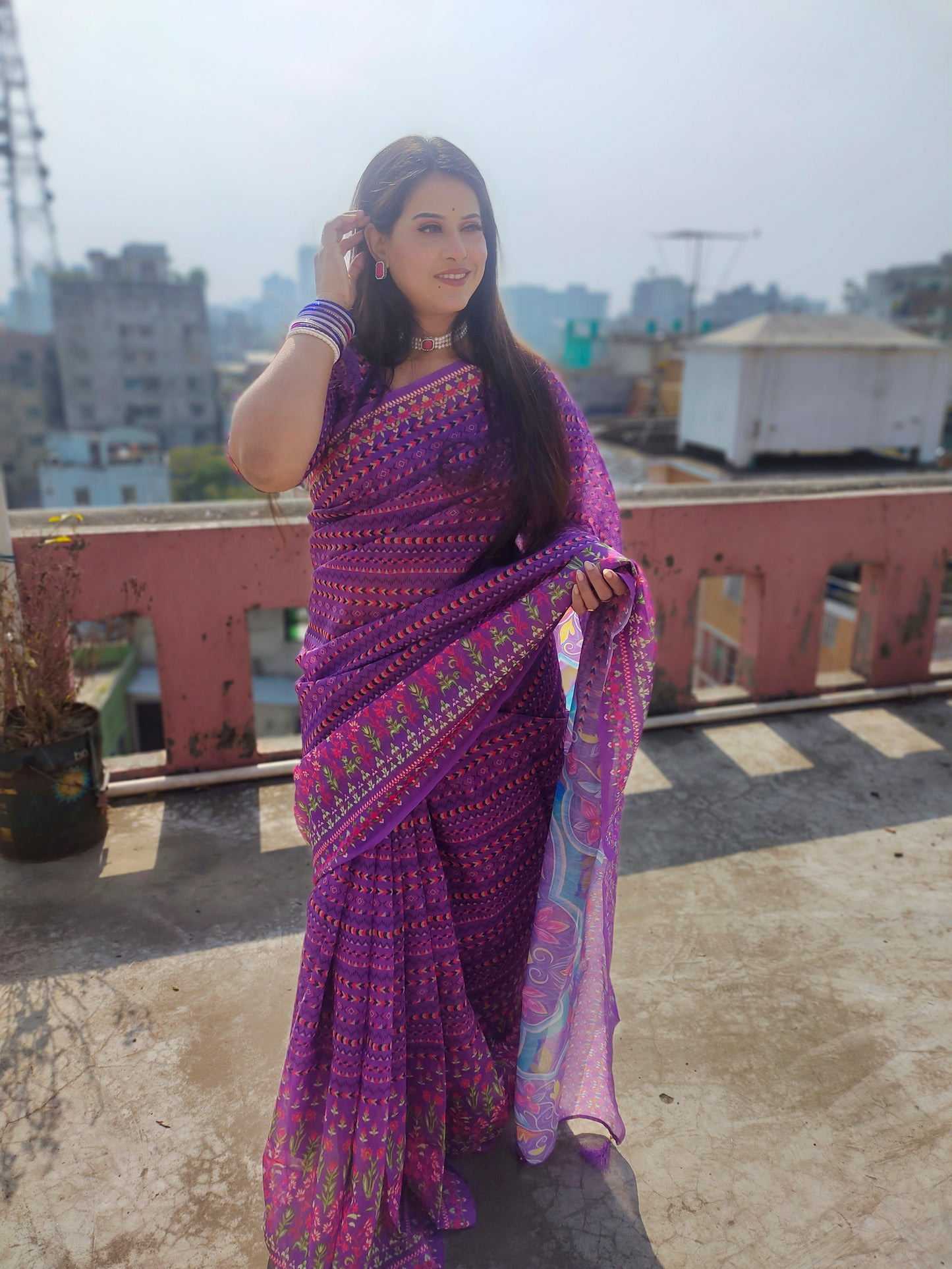 সেমি মসলিন সিল্ক