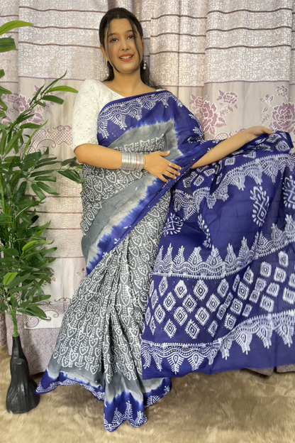 প্রিমিয়াম বাটিক শাড়ী