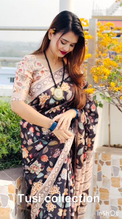 সেমি মসলিন সিল্ক