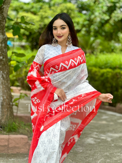 Semi Moslin Silk Saree