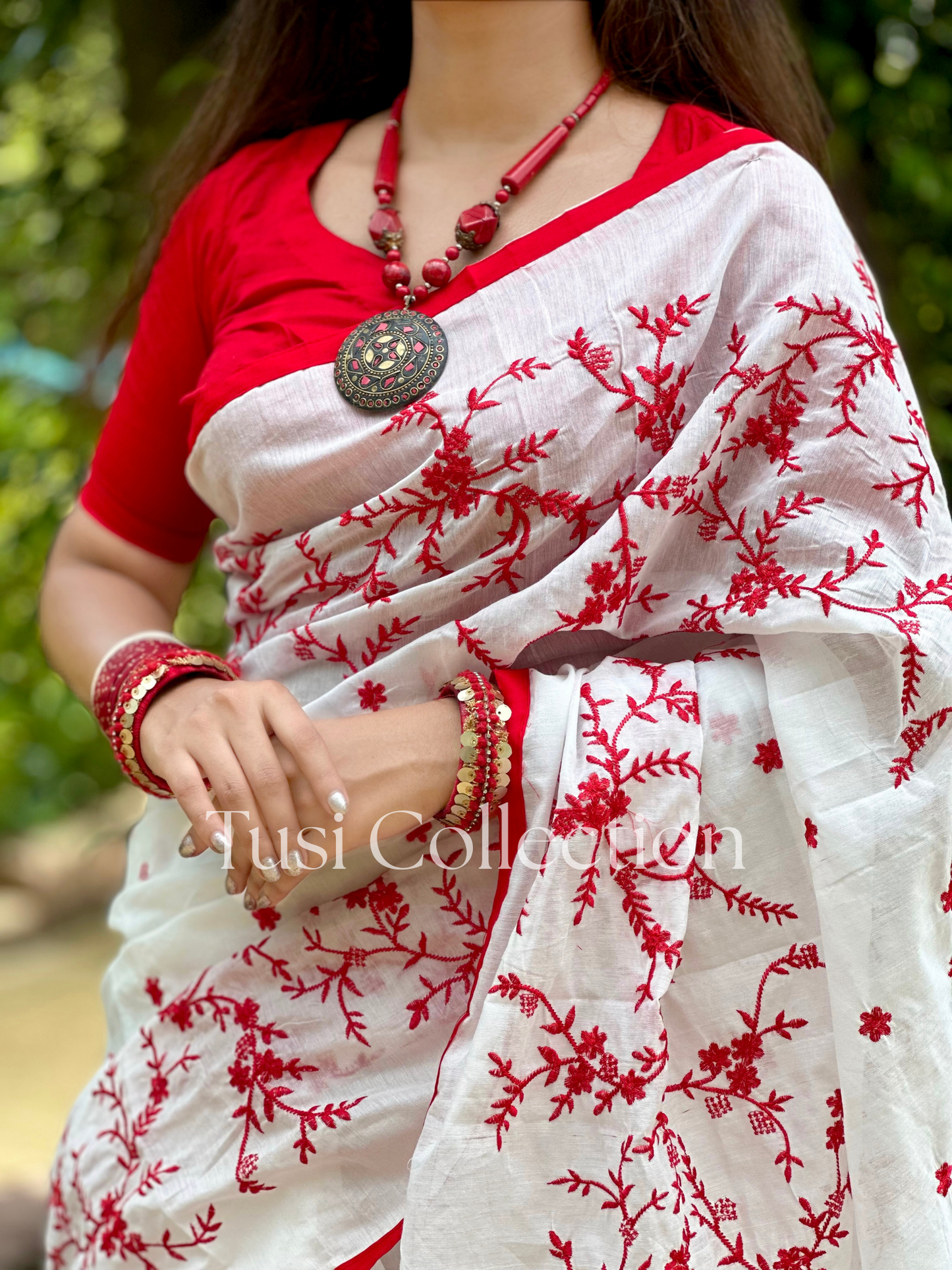 Embroidery Saree