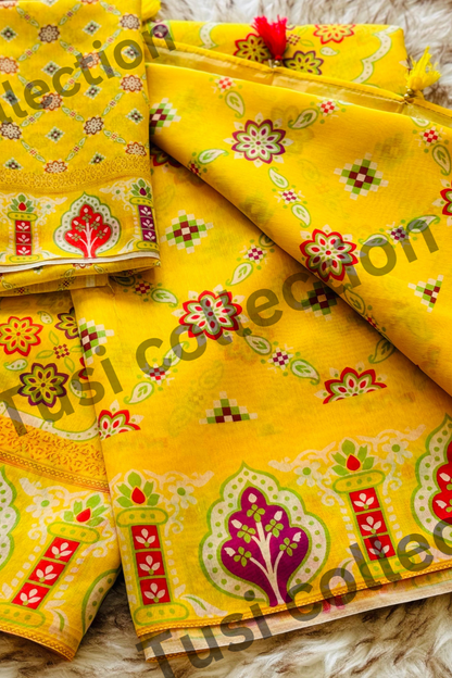 সেমি মসলিন সিল্ক