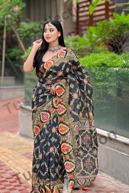 সেমি মসলিন সিল্ক