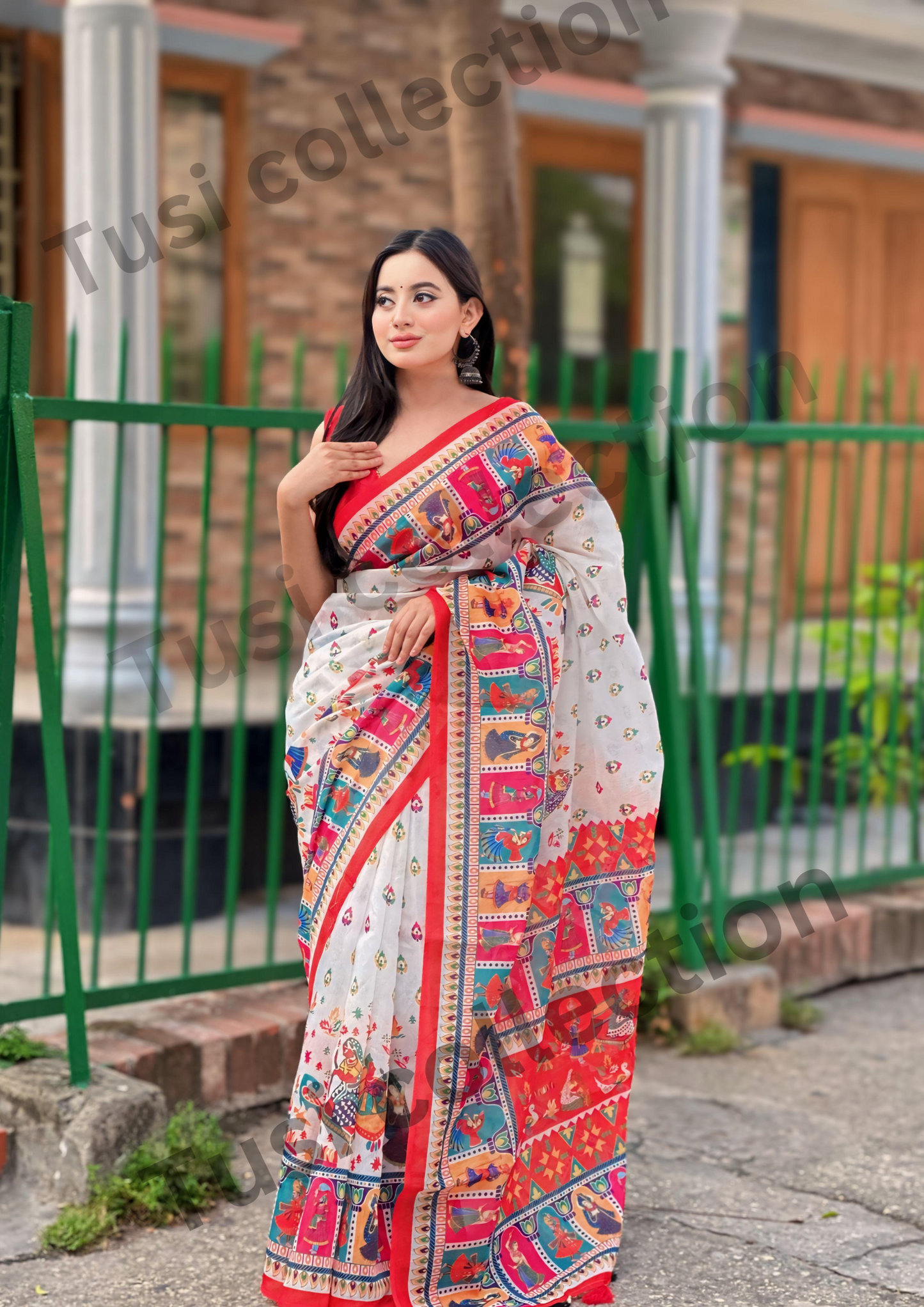 সেমি মসলিন সিল্ক