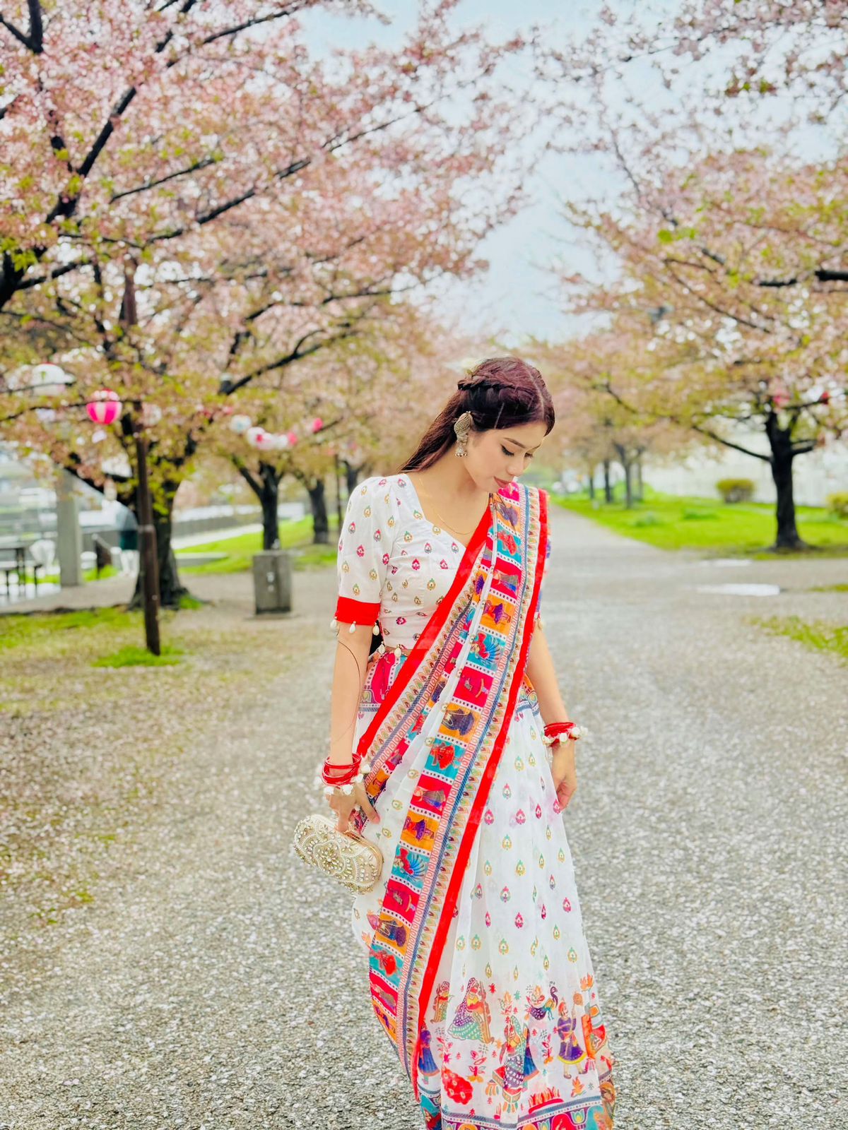 Semi Moslin Silk Saree