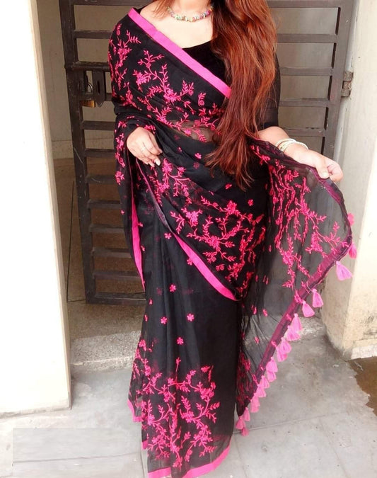 Embroidery Saree